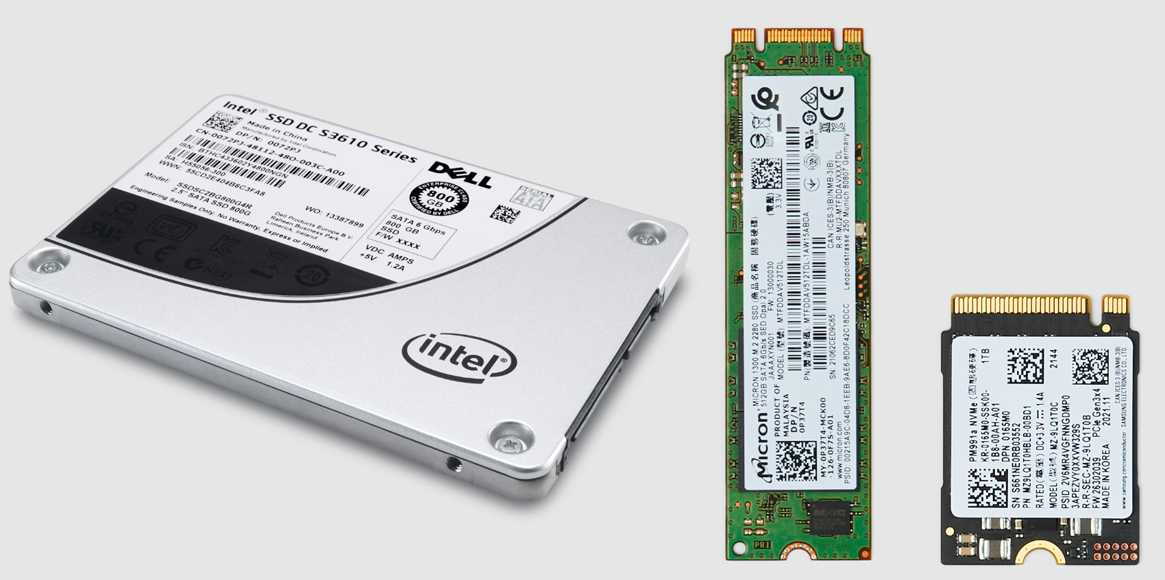 Laptop SSDs & RAMs